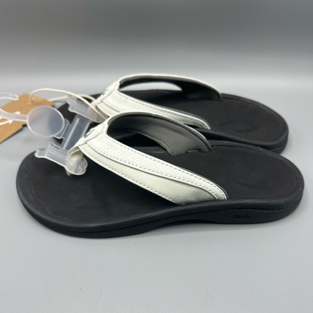 Olukai Ohana Flip Flop Beach Slide Women’s Size 5 White